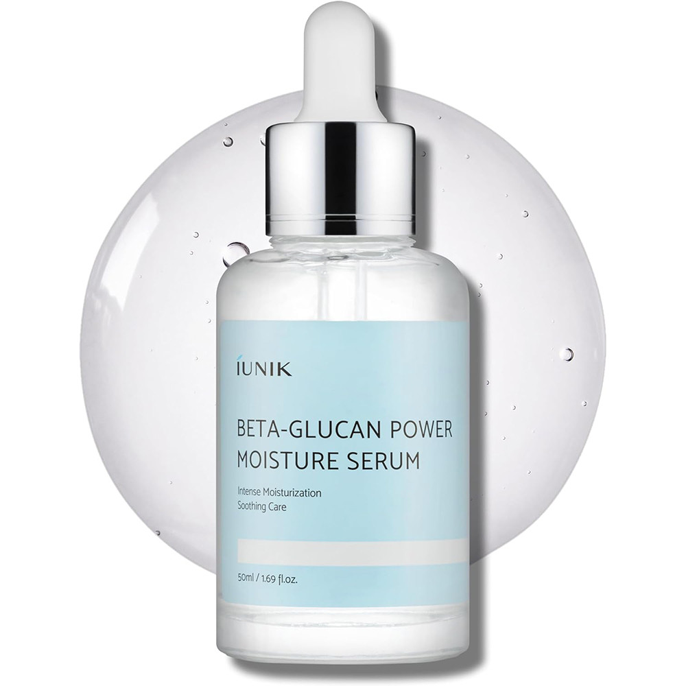iUNIK Beta-Glucan Power Moisture Serum 50ml, Hydrating & Soothing Facial Serum