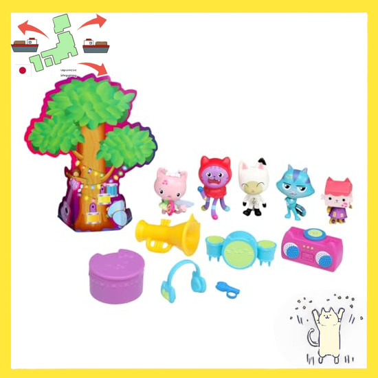 [Japanese Version] Gabby's Dollhouse Figure Set Fun Fun Fun Music