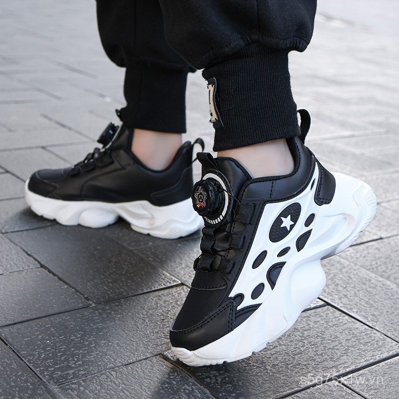 Giày chạy bộ Hokkien Giày thể thao da trên