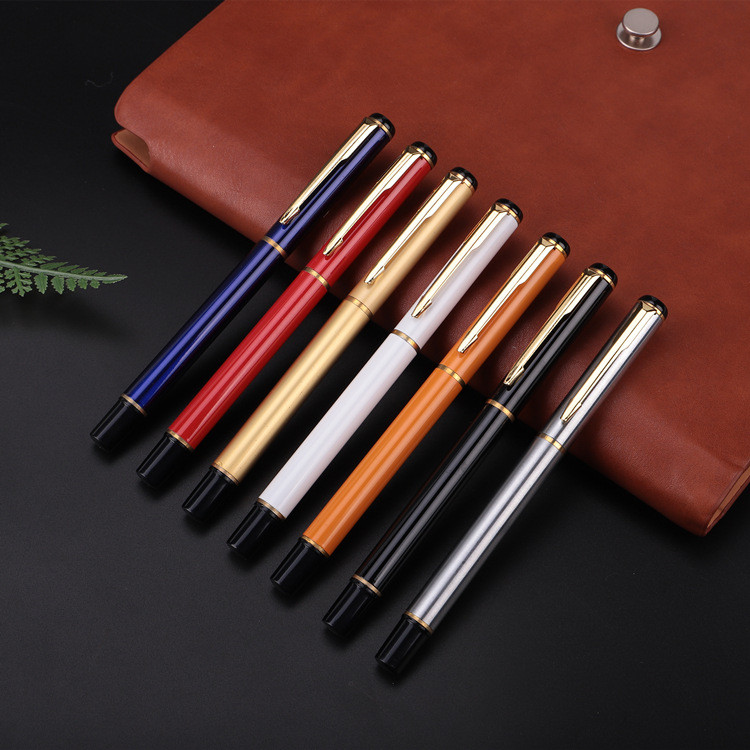 Sức mạnh Baichuan Kinh doanh Kim loại Bút máy Chữ ký Bút Quà tặng Tùy chỉnh màu sắc miễn phí HALA