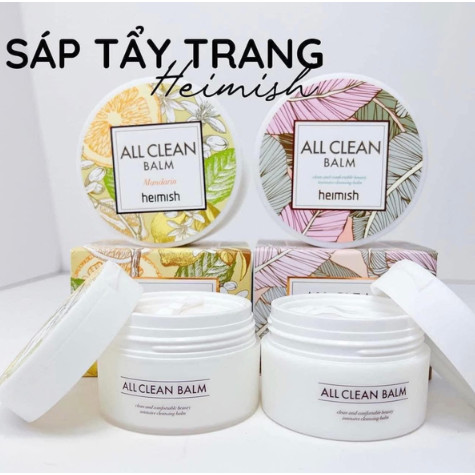 Sáp tẩy trang thuần chay Heimish All Clean Balm Mandarin 120ml