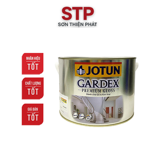 2,5 KG - Sơn dầu JOTUN sơn cho gỗ, sơn nhôm, sơn sắt, sơn nhựa và kim loại Jotun Gardex Bóng Mờ