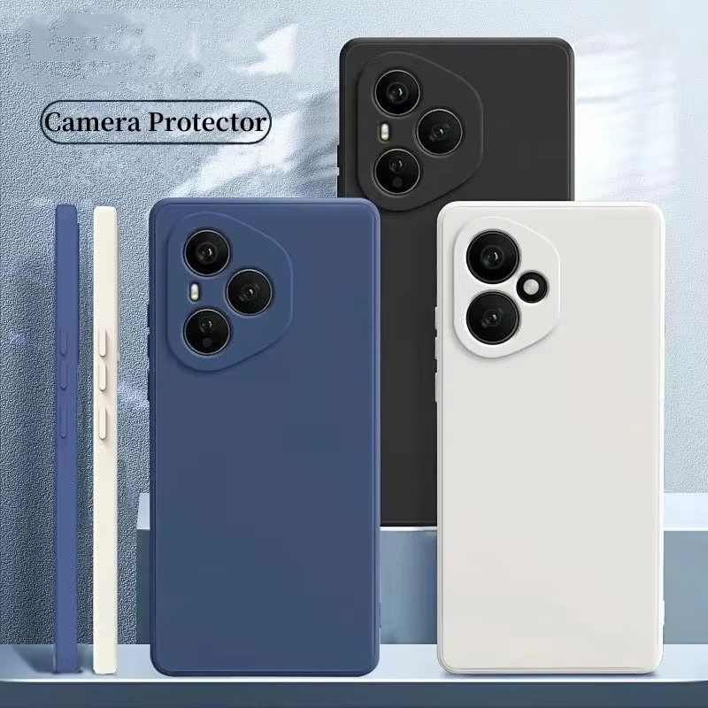 Ốp Điện Thoại Màu Trơn Đơn Giản Cho Honor 400 Pro DNY-NX9 DNP-NX9 Matte Macaron Màu Kẹo Mềm Bảo Vệ Ố