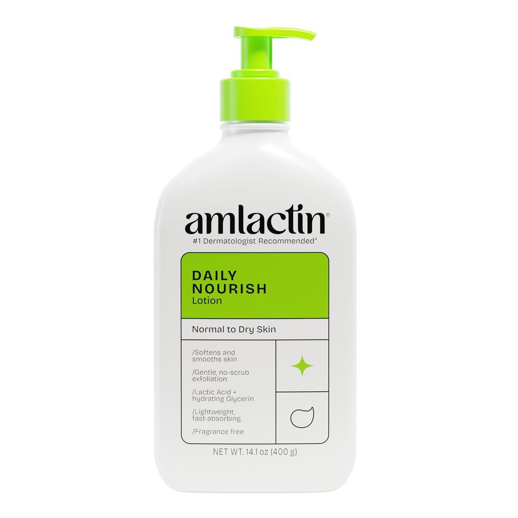 Kem dưỡng thể trị liệu toàn thân AmLactin Daily Nourish dành cho da khô - Kem tẩy tế bào chết và dưỡng ẩm không vảy 12% Axit Lactic, 14,1 oz (Bao bì có thể thay đổi) | BigBuy360 - bigbuy360.vn