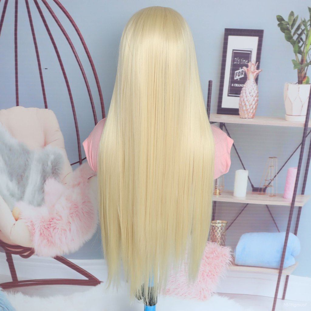 Toc Gia Anime Mau Vang Cosplay Sieu Thom Ngon Dam Da Giai Sau An Lien Cuc Da