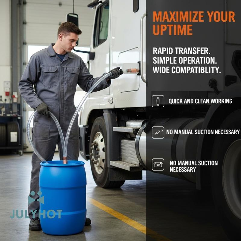 COOL Urea Thiết bị AdBlue Injector Ống chiết tự hút Chống ăn mòn Urea Liquid Transfer Vehicles vn