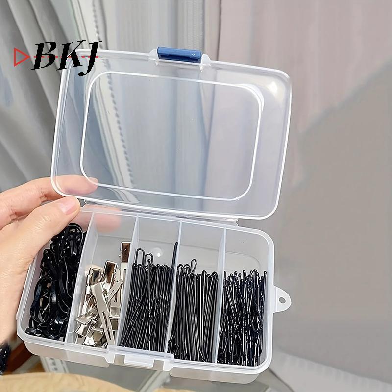 [KJ] Hộp đựng đồ trang sức bằng nhựa cầm tay trong suốt, hộp đựng đồ, đồ gia dụng [Mới]