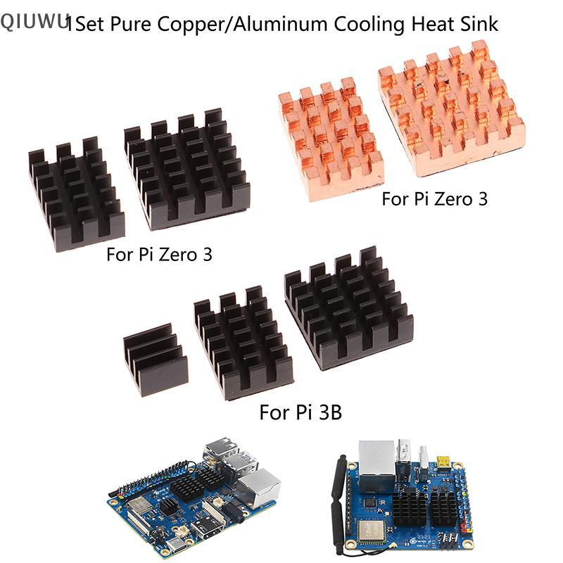 QIUWU 1 Bộ Tản Nhiệt Làm Mát Bằng Đồng Nguyên Chất Tản Nhiệt Nhôm Tản Nhiệt Làm Mát Bộ Làm Mát Cho C