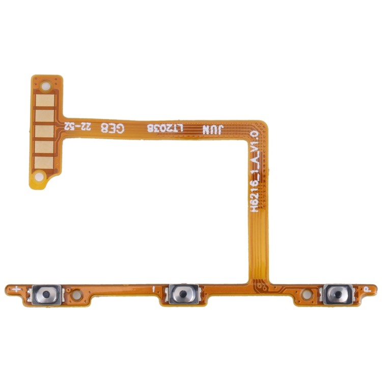 Dành Cho Tecno Camon 16 CE7 CE7j OEM Nút Nguồn & Nút Âm Lượng Cáp Mềm