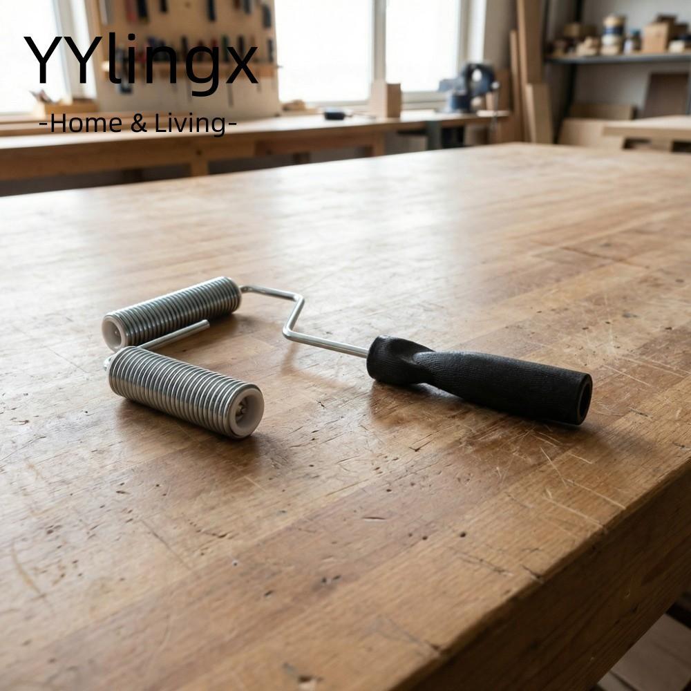 Con lăn khử bọt YYLINGX, Vật liệu nhôm Thiết kế lò xo Công cụ sợi thủy tinh, Dịch vụ dài 3 Inch Loại