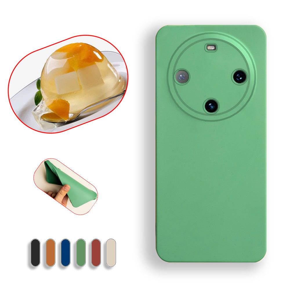Ốp Lưng Thạch Lỏng Cho Huawei Mate 60 Pro + ALN-AL00 AL80 AL10 AL00 Da Mềm TPU Silicon Mềm Cao Su Sl