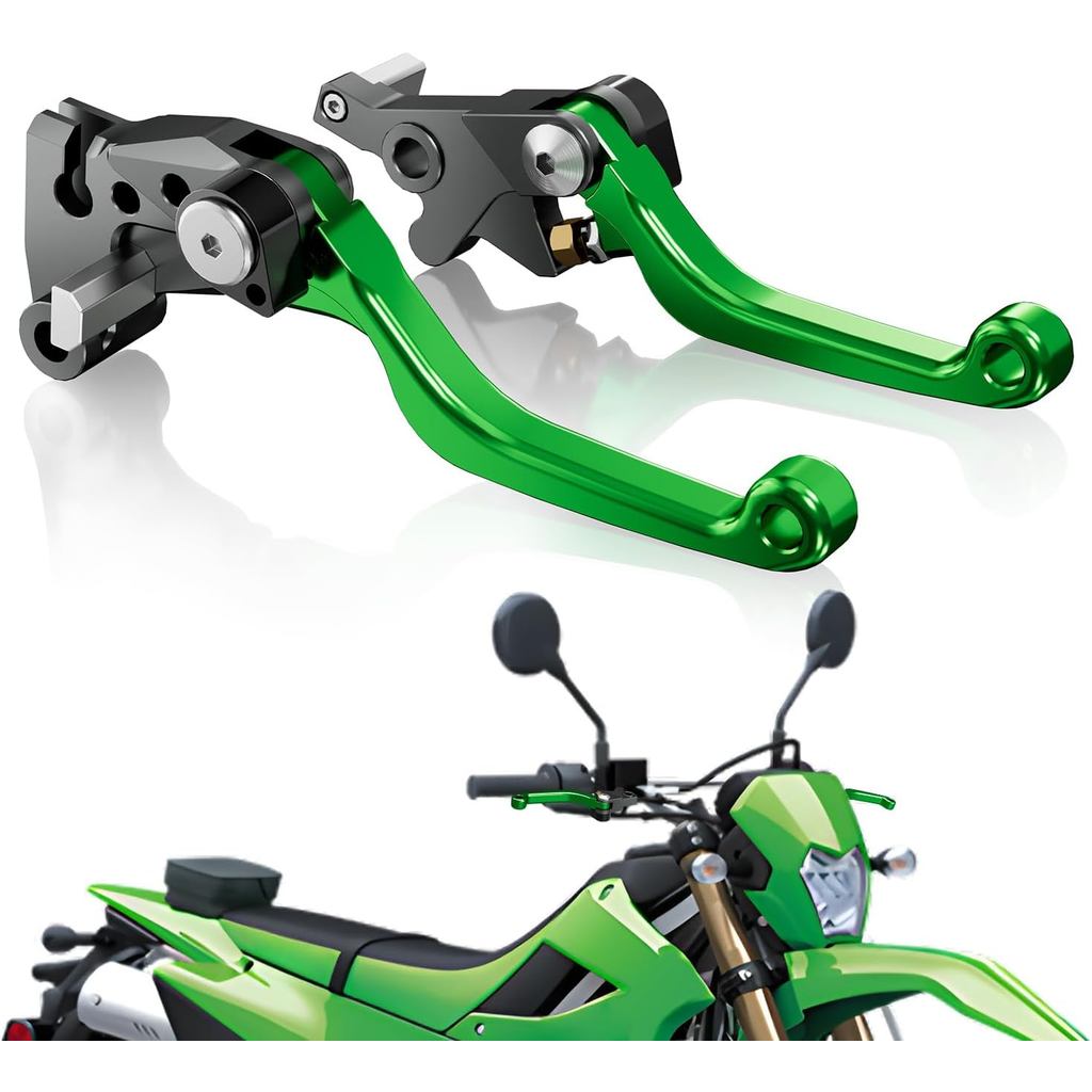 Bụi Bẩn Xe Đạp Phanh Ly Hợp Đòn Bẩy Xoay Gấp Bộ CNC Cho KLX 300 KLX300 KLX300SM 20-24 KLX125 10-16 K