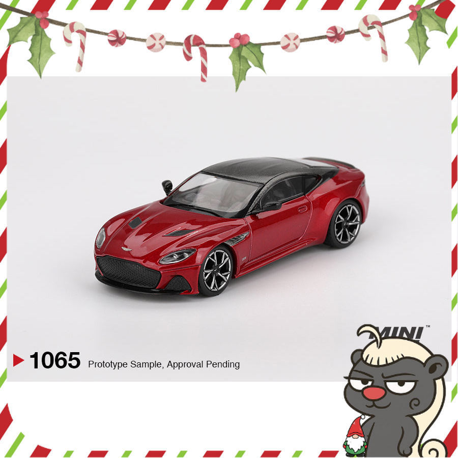 [HÀNG CÓ SẴN]  Mô hình xe Mini GT 1:64 Aston Martin DBS Hyper Red 1065