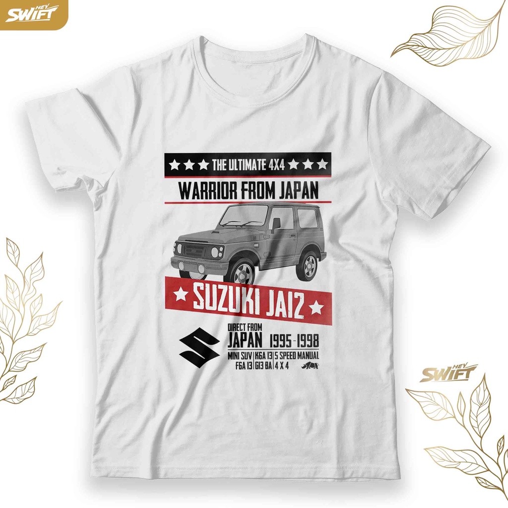 Suzuki Ja12 Jimny Offroad 4x4 4wd Áo thun Nhật Bản Microfiber Jersey