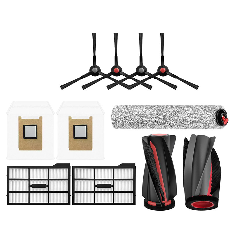 Tương thích với Eufy E28 Omni / E25 Omni Robot Hút Bụi Bàn Chải Chính / Con Lăn Vải / Bàn Chải Bên /