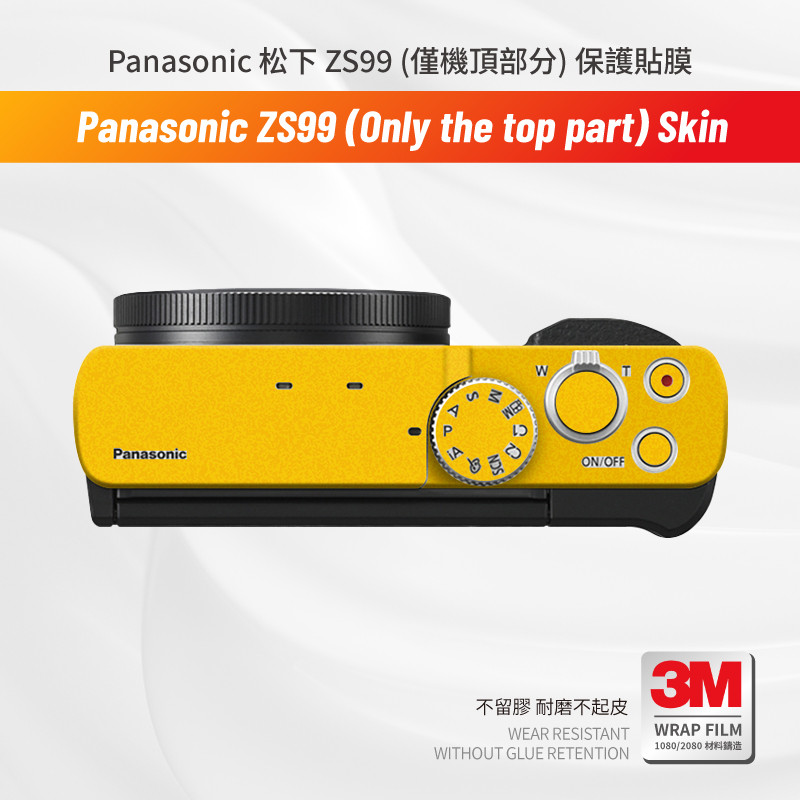 Miếng dán Skin 3M , cao cấp cho máy ảnh Panasonic ZS99 (Top Part Only) Miếng dán chống trầy