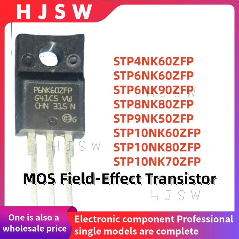 5 CÁI STP4NK60ZFP STP6NK60ZFP STP6NK90ZFP STP8NK80ZFP STP9NK50ZFP STP10NK60ZFP STP10NK80ZFP STP10NK7