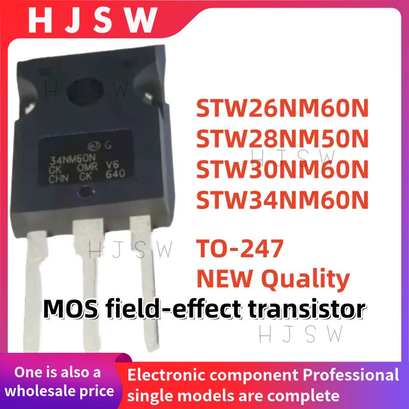 5 CÁI STW26NM60N STW28NM50N STW30NM60N STW34NM60N 28NM50N 30NM60N 34NM60N TO-247 MOS bóng bán dẫn hi