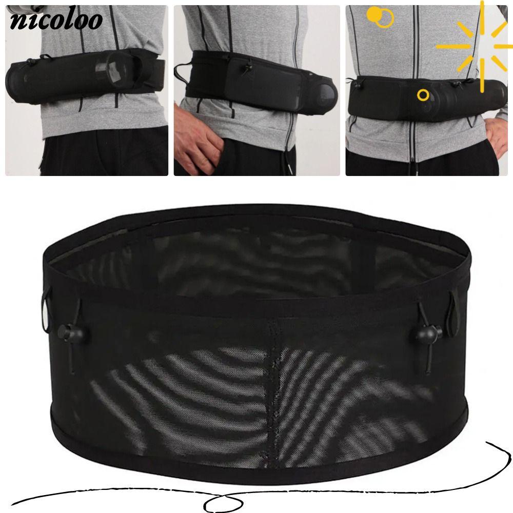 NICOLOO 1 Túi Thắt Lưng Thể Thao, Đai Chạy Bộ Ngoài Trời Tập GymSport Túi Thắt Lưng, Ẩn Cho Xe Đạp N
