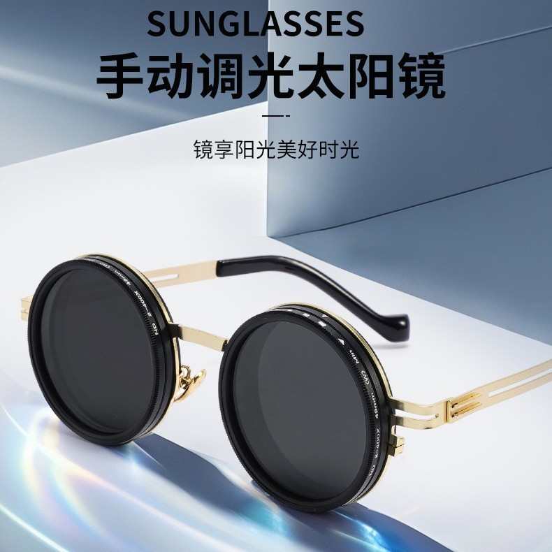 Popular~2025New ND9Rotatable Lens Adjustable Brightness Polarized Anti-Glare Fishing Sunglasses for 