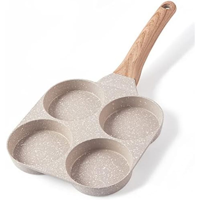 p Nonstick Granite Omelette Skillet - Pancake Pan and Healthy Egg Cooker Suitable for Gas Stove & In
