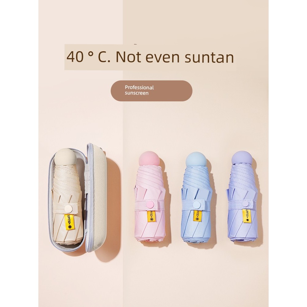 ô che mưa gấp gọn ô che mưa Ô dù che nắng mini ô dù gấp gọn cầm tay nhỏ gọn chống nắng che nắng