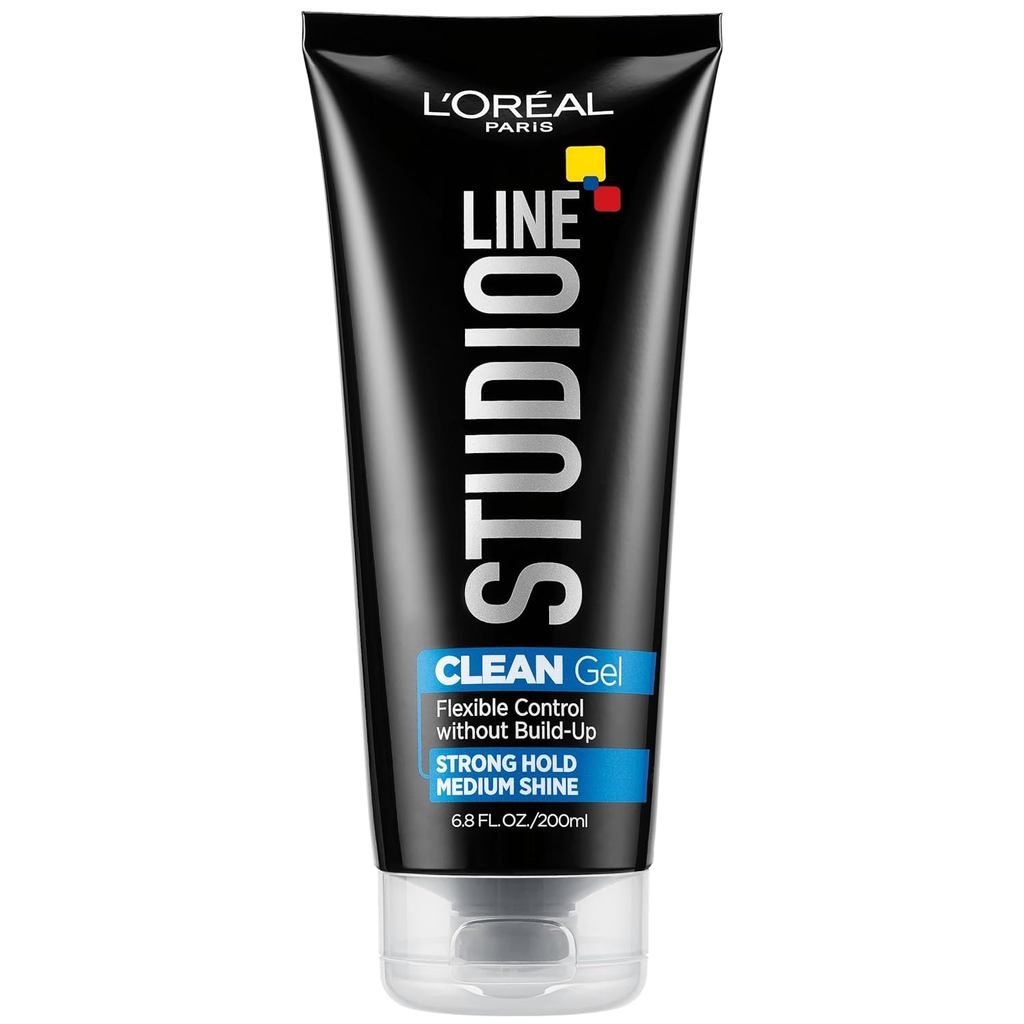 Gel làm sạch tâm trí trong suốt Studio Line — — Strong Hold 6.8 fl;|❈ ❈ ✸ ❈ 🍎