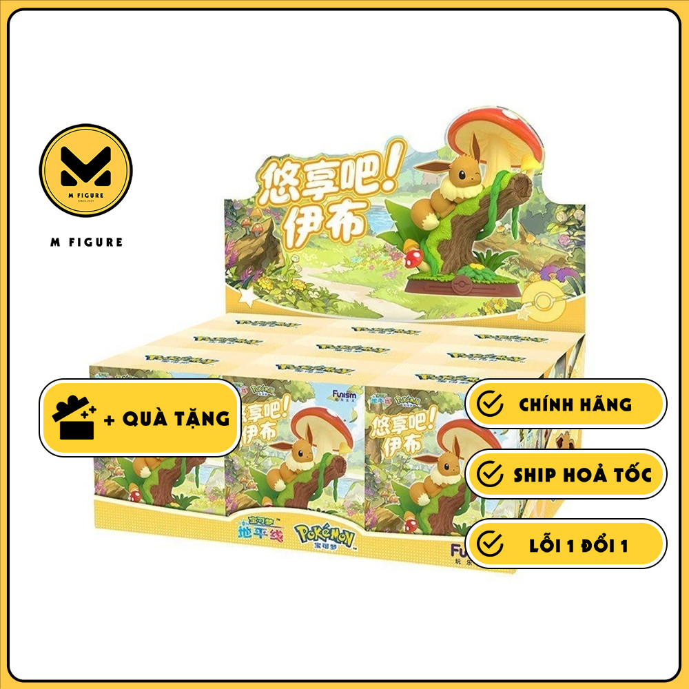 BLIND BOX MÔ HÌNH Pokémon - Eevee Adventure Series 3 (Funism) - PACK MÔ HÌNH CHÍNH HÃNG