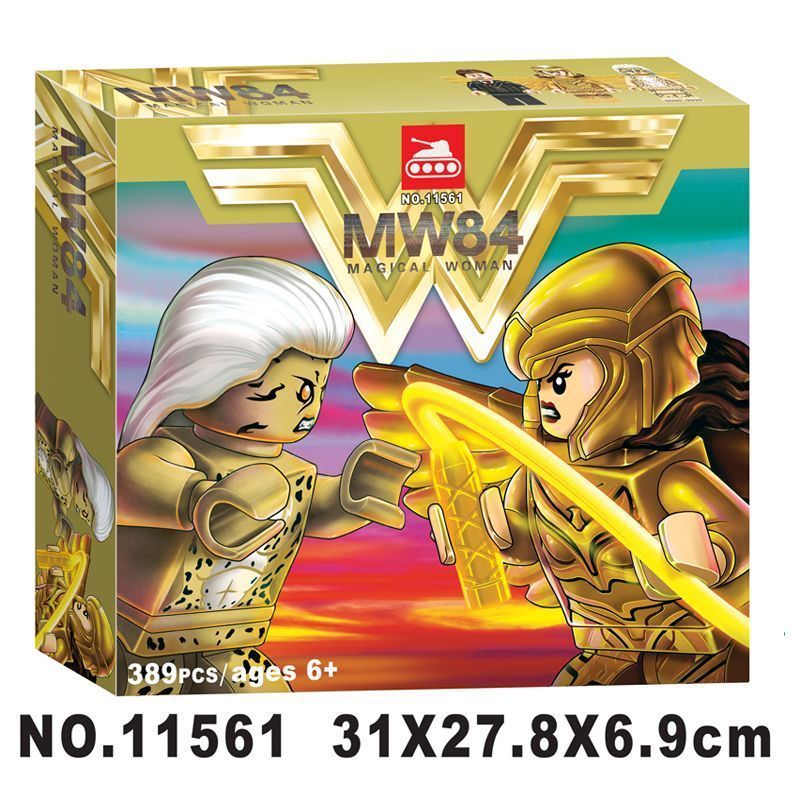 Tương thích với Lego Superhero Series 76157 Wonder Woman vs Leopard Female Đồ chơi khối xây dựng lắp