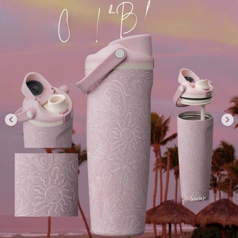 Túi Owala Birthday Bash Coastal Bohemian 30oz Tumbler - Cốc giữ nhiệt bằng thép không gỉ phiên bản g