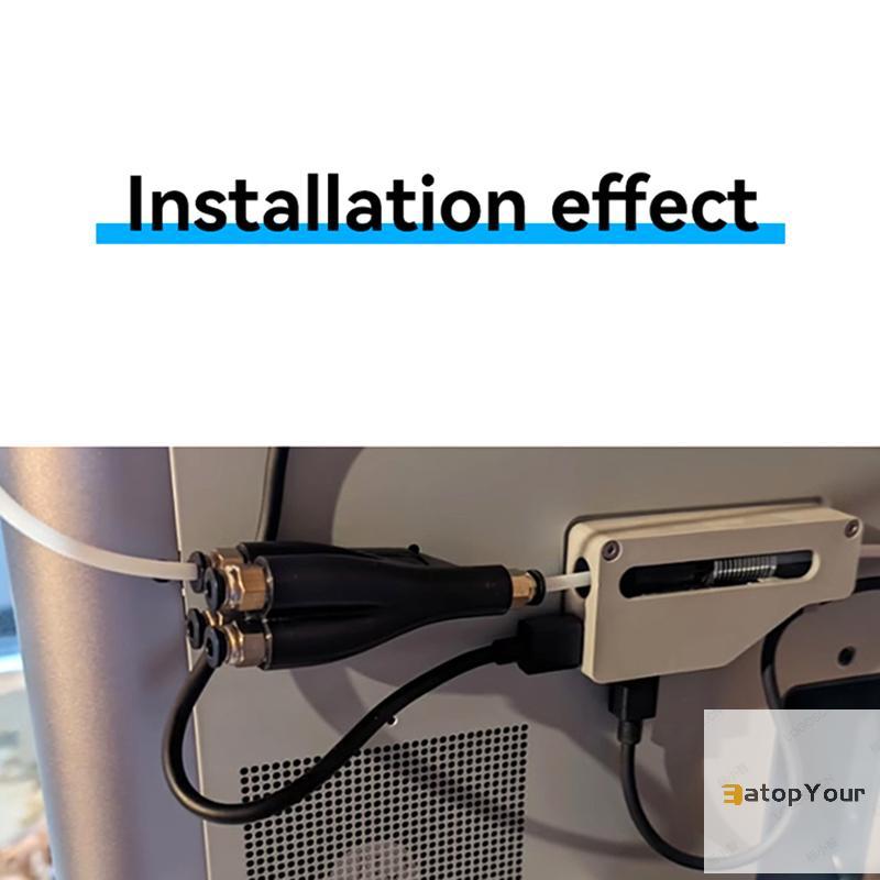 EatopYour Cho Bambu Lab AMS Kết Nối Bộ Chuyển Đổi PTFE 4 Trong 1 Cổng Mở Rộng 4 Cho Ăn Nhiều Màu Cho