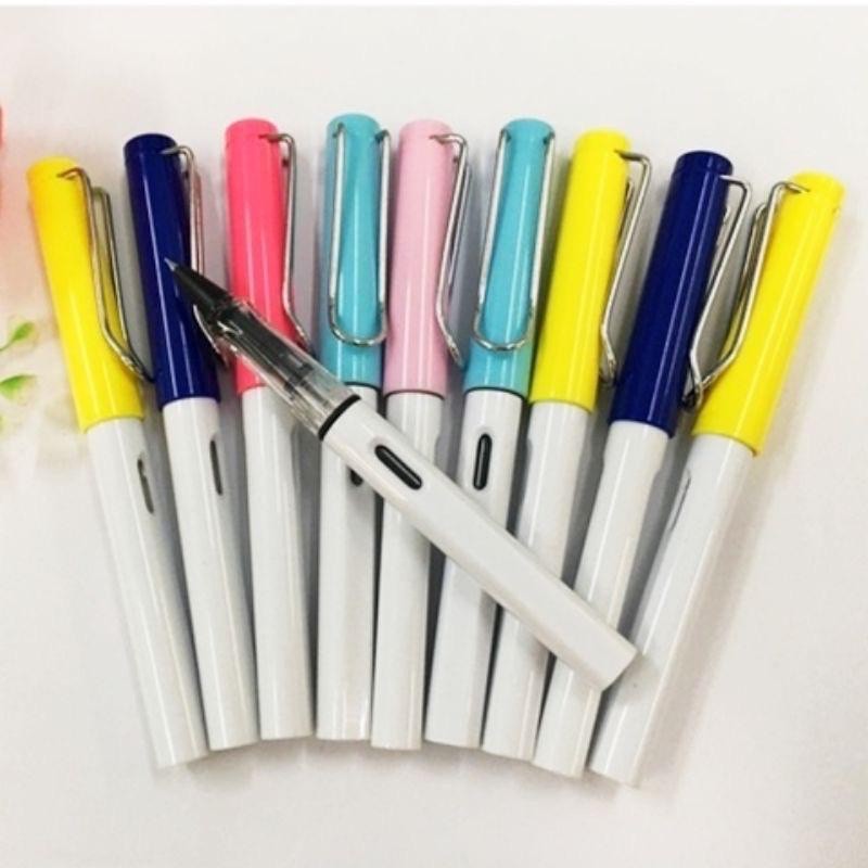 [COMBO 3 BÚT] Bút mực học sinh có tẩy, Ngòi trơn thanh đậm nhẹ, ngòi siêu bền, bút máy học sinh lớp 