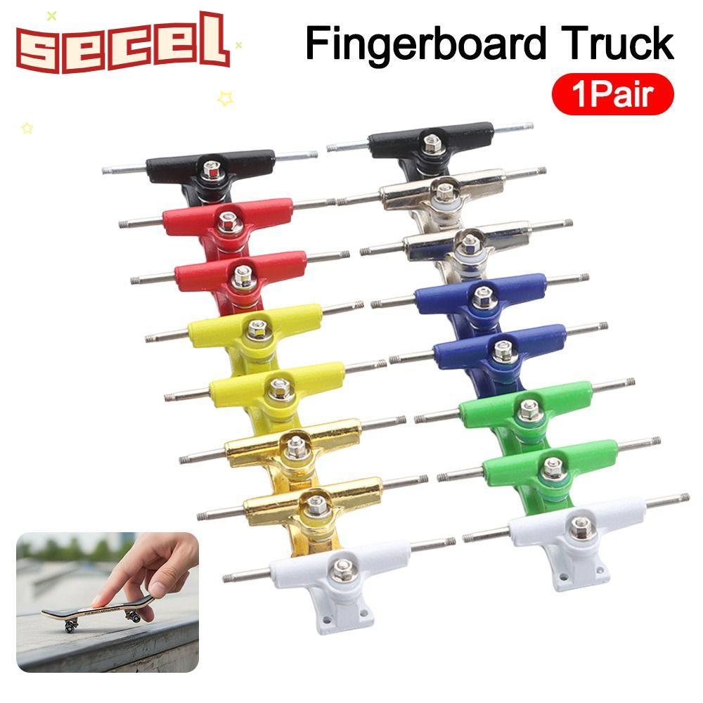 SECEL 1 Cặp Giá đỡ sàn chịu lực, Với đai ốc Đồ chơi Sở thích Bộ sưu tập Fingerboard Truck, Bu lông x