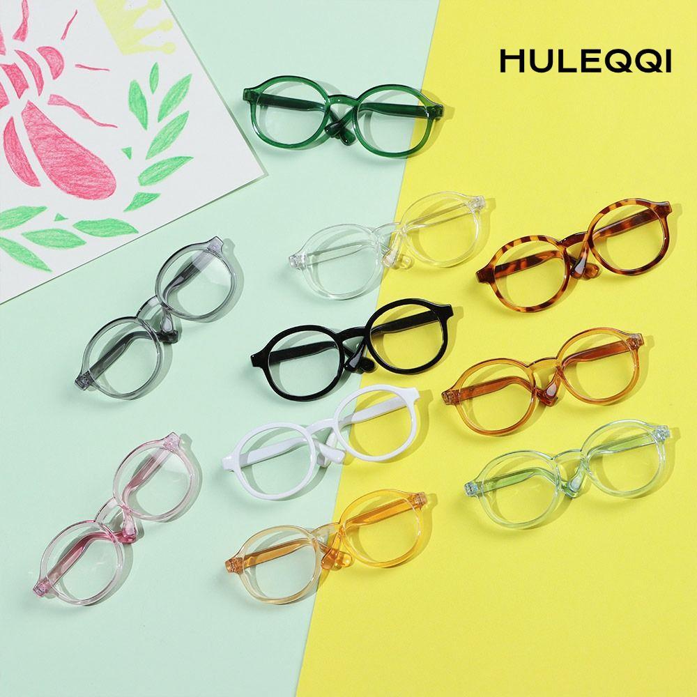 HULEQI Cho Kính, Kính Mini Size 4CM Kính Búp Bê Mini, Bộ Trang Phục Búp Bê Phụ Kiện Thiết Kế Trong S