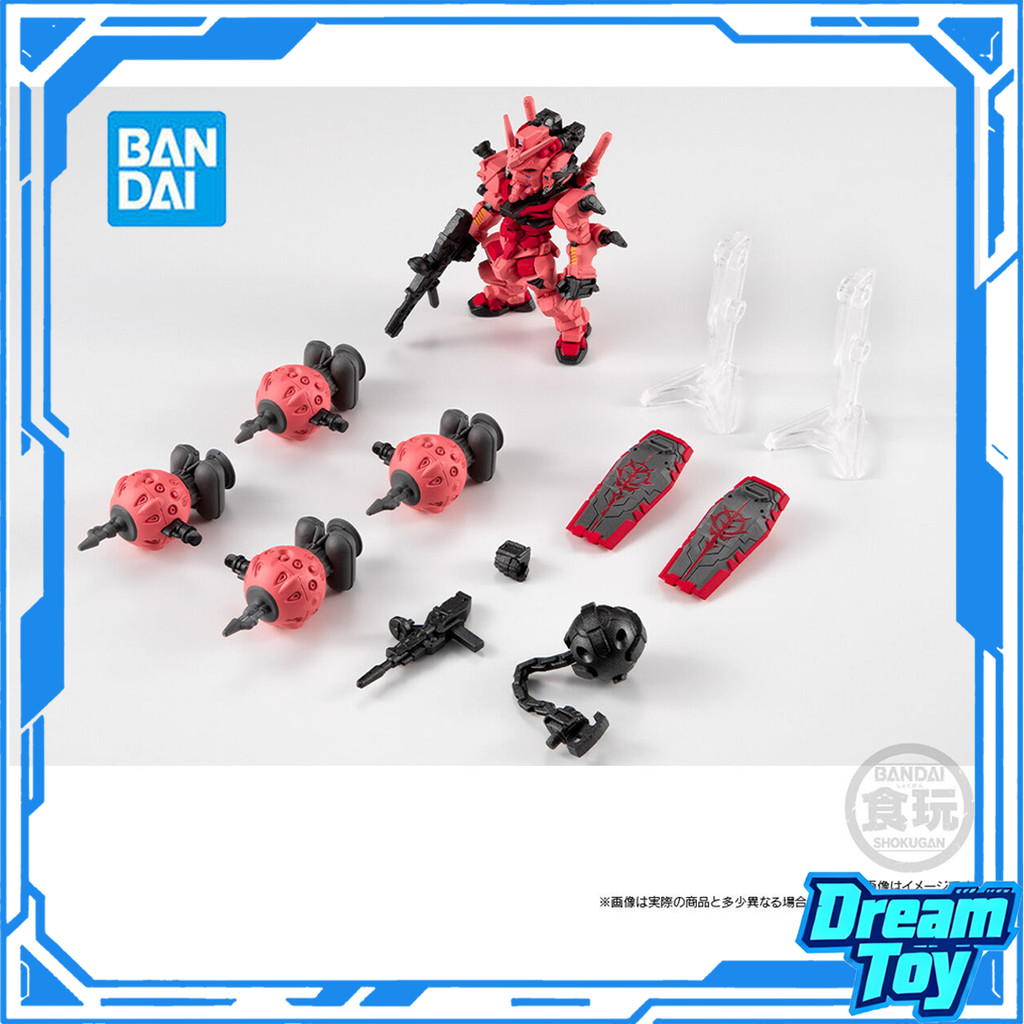Bandai FW Gundam Converge Core Red Gundam Set – Nhân vật hành động Mini phiên bản giới hạn | Bộ sưu 