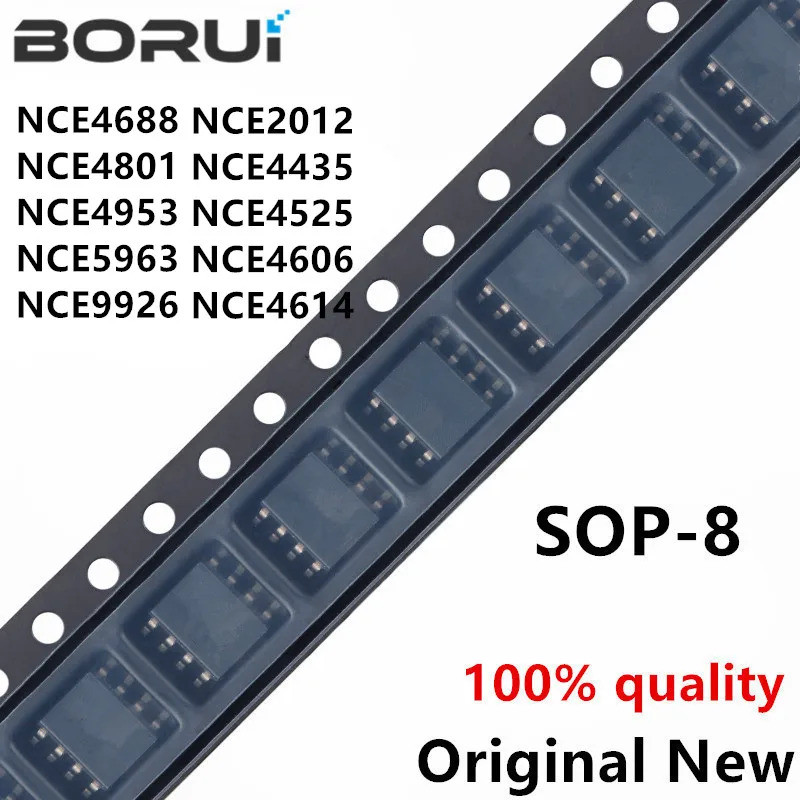 10 CÁI NCE2012 NCE4435 NCE4525 NCE4606 NCE4614 NCE4688 NCE4801 NCE4953 NCE5963 NCE9926 SOP-8 SOP8 ch