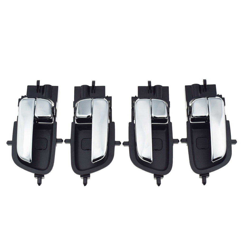 ISANCE 4 Tay nắm cửa bên trong Chrome trái & bên phải phù hợp cho HYUNDAI I20 2008 2009 2010 2011 20