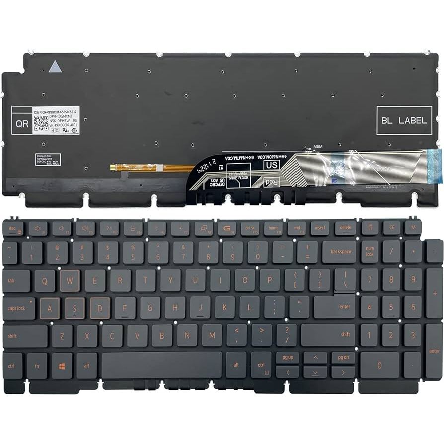 Bàn phím Laptop Dell Gaming G15 5510, G15 5511, G15 5515, G15 5520 (CÓ ĐÈN, BH 6TH)
