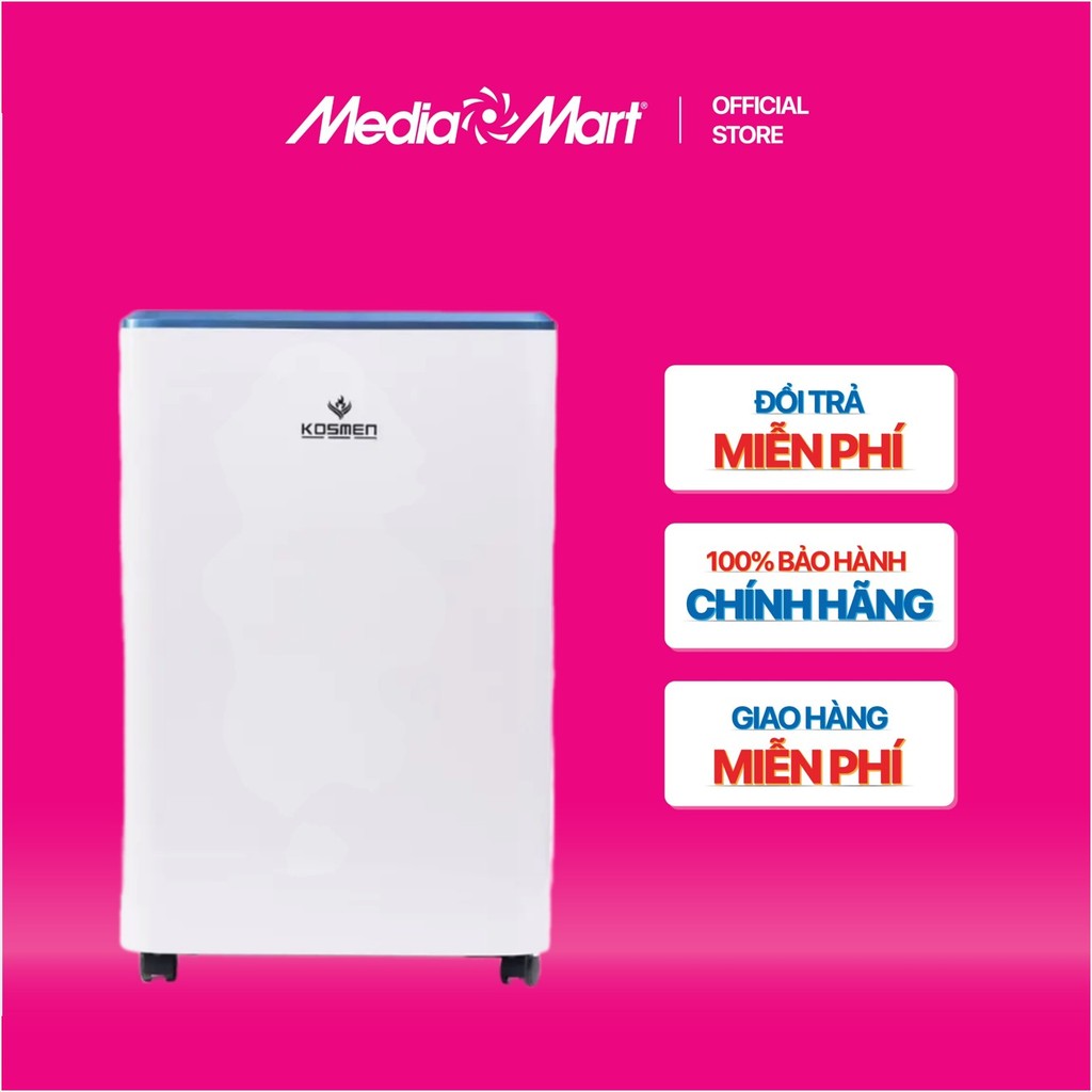 [MediaMart ONLINE-Ship 0đ] Máy hút ẩm điện tử 12L Kosmen KM-12N