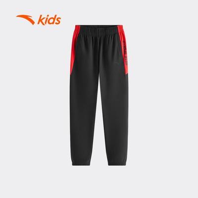 ANTA Kids Quần Nỉ Jogger Giữ Ấm Bé Trai 352546727U. Lót Nỉ Ấm, Bo Gấu, Thoải Mái Vận Đồng, Dễ Phối Đồ