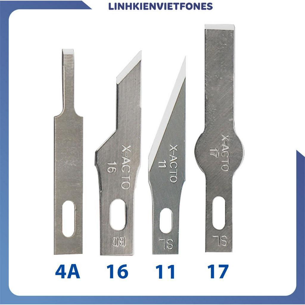 10 Lưỡi dao thay lưng điện thoại (số 4A và số 17) sử dụng dao tròn