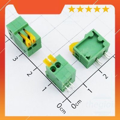 [10 Cái]- KF141-2.54-2-R Terminal Block 2 Tiếp Điểm Cắm Dây Ngang 2.54mm 150V 2A