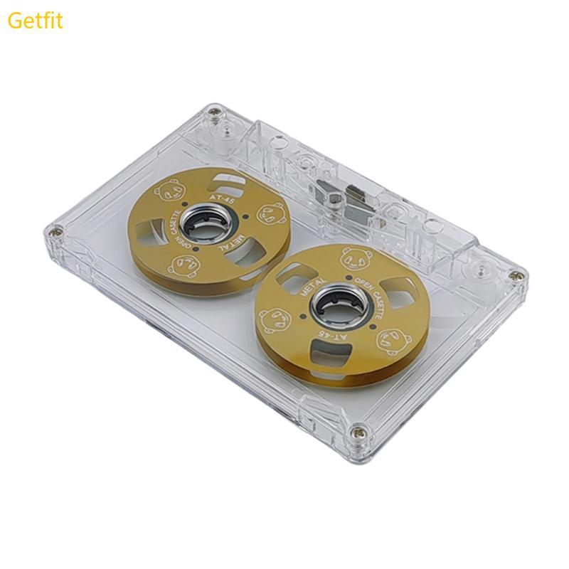 GETF 45 Phút Trống Cassette Băng Hai Mặt Kim Loại Băng Từ Tính Tiêu Chuẩn Rỗng Cassette Băng Để Ghi 