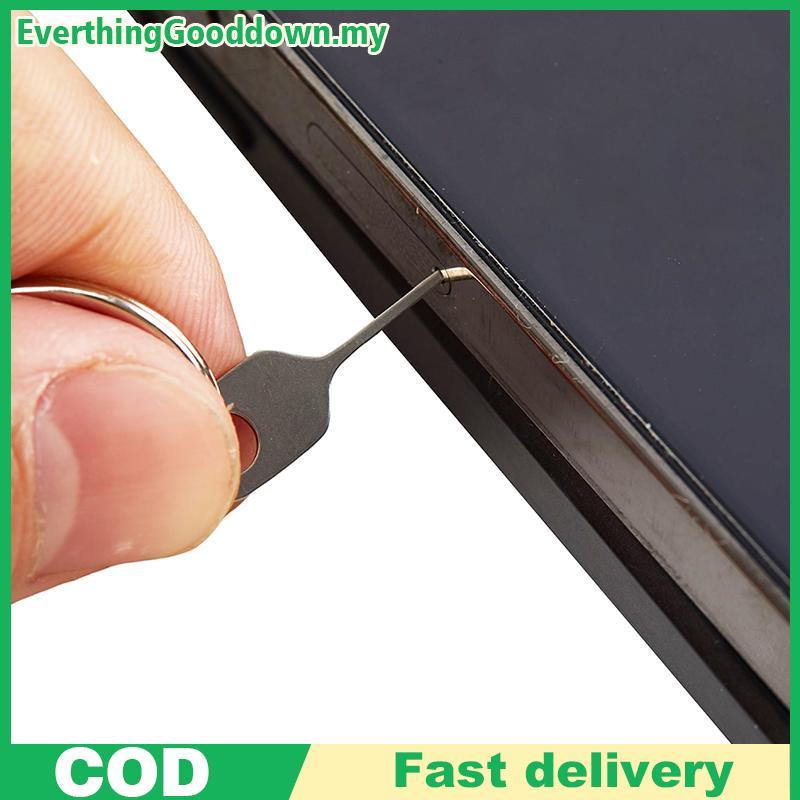 Ed 5 Cái / bộ Thẻ SIM Eject Pin Dụng Cụ Chìa Khóa Kim SIM Khay Đựng Thẻ Eject Pin Cho Điện Thoại Di 