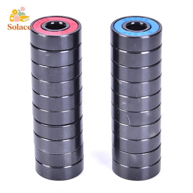 (TFT) 10 Cái / bộ 608 2RS Vòng bi kín bằng thép rãnh sâu 608RS 608-2RS MỚI