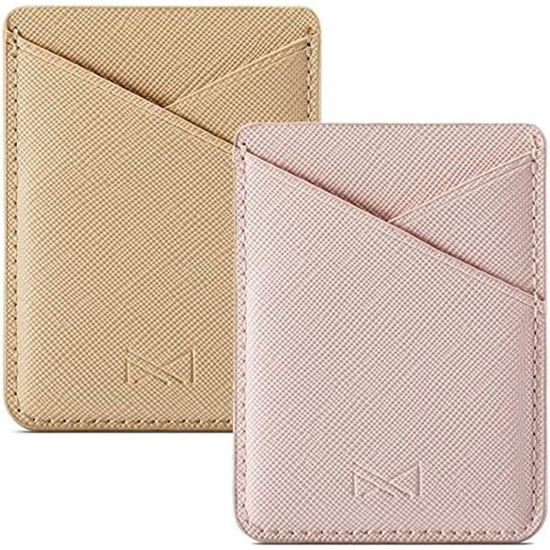 e Card Holder, PU Leather Sleeve, Credit Card Holder Stick On Phone Case for iPhone Samsung Most Sma