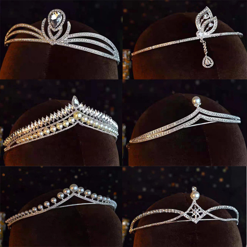 Popular~Fashionable princess crown for parties, banquets, birthdays, bridal wedding dress crown, hai