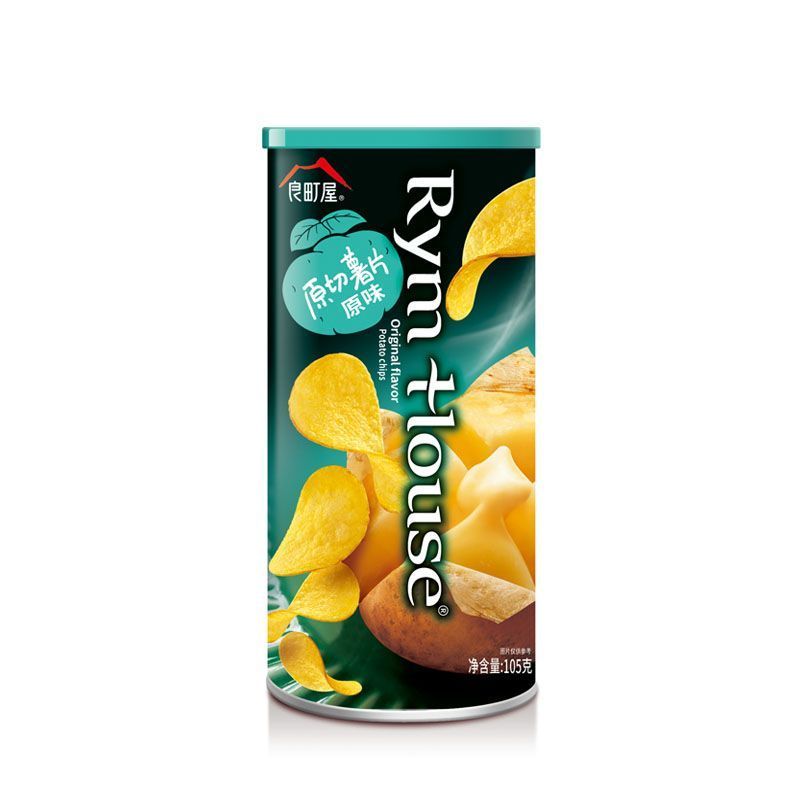 [Single Can 105g] Khoai tây chiên cắt nguyên bản Ryomachiya Đồ ăn nhẹ thông thường văn phòng 105g Đồ