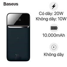 SDP Baseus Không dây 10.000 mAh_BH 6 tháng