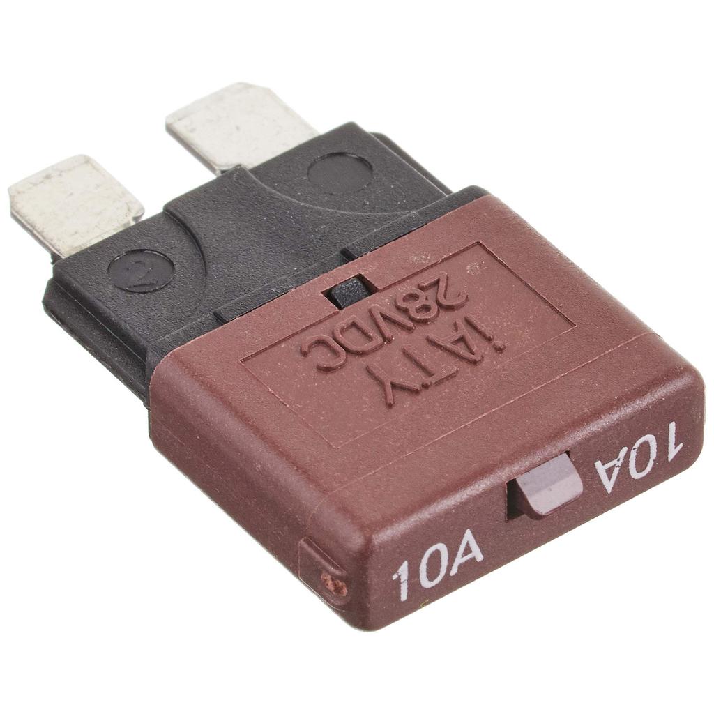 Kijima Motorcycle Parts Fuse Breaker Flat Type 10A Universal, 1 Piece, 304-7084